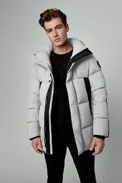 Chamarras Canada Goose Hombre México - Osborne Abrigos Black Label Grises TU6913285
